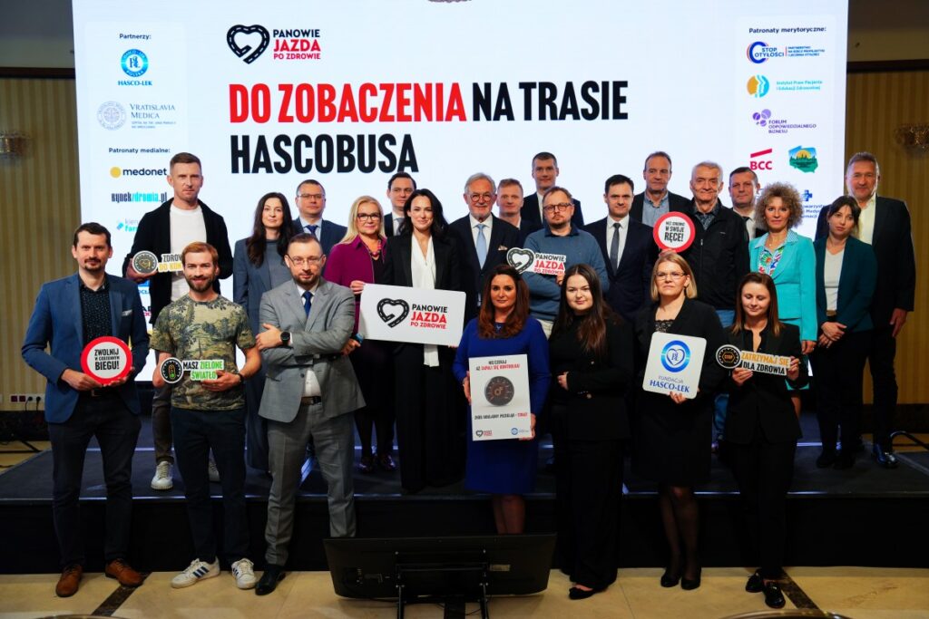 Kampania Fundacji Hasco-Lek "Panowie! Jazda po zdrowie" - konferencja prasowa